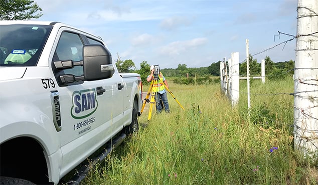pipeline centerline survey conducted by SAM to help meet Oil and Gas requirements