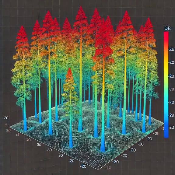 LiDAR point cloud image