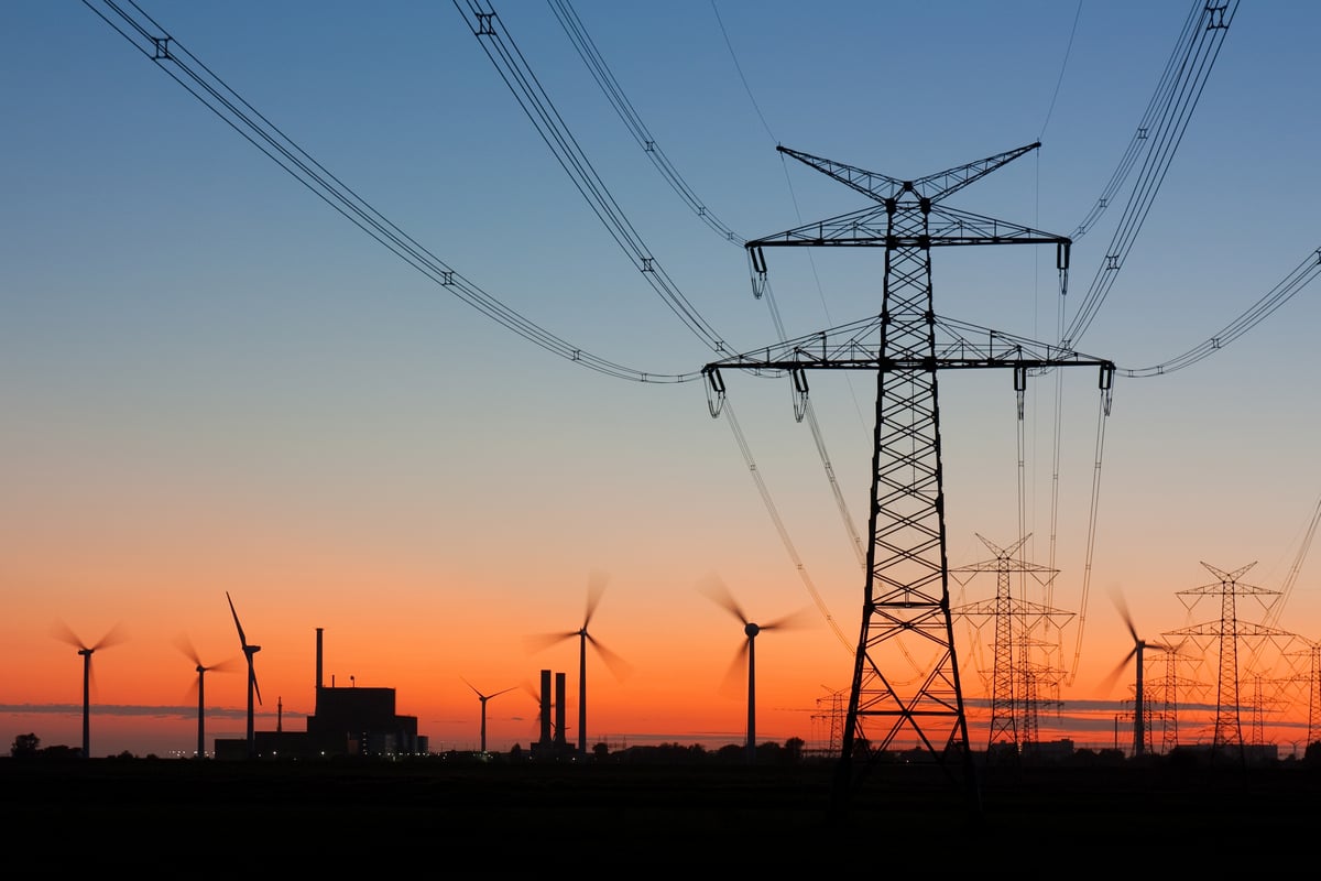 wind energy, power lines